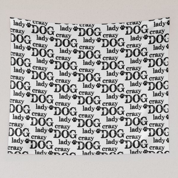 Item preview, CRAZY DOG LADY designed and sold by CricciethPrint.