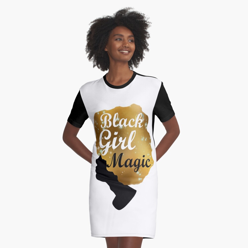 Black girl magic deals t shirt dress