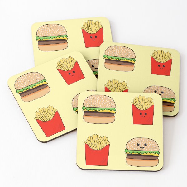 Item preview, Yummy Junk Food Pattern, French Fries And Burger designed and sold by Barolina.