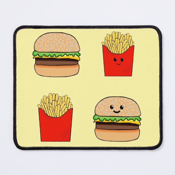 Item preview, Yummy Junk Food Pattern, French Fries And Burger designed and sold by Barolina.