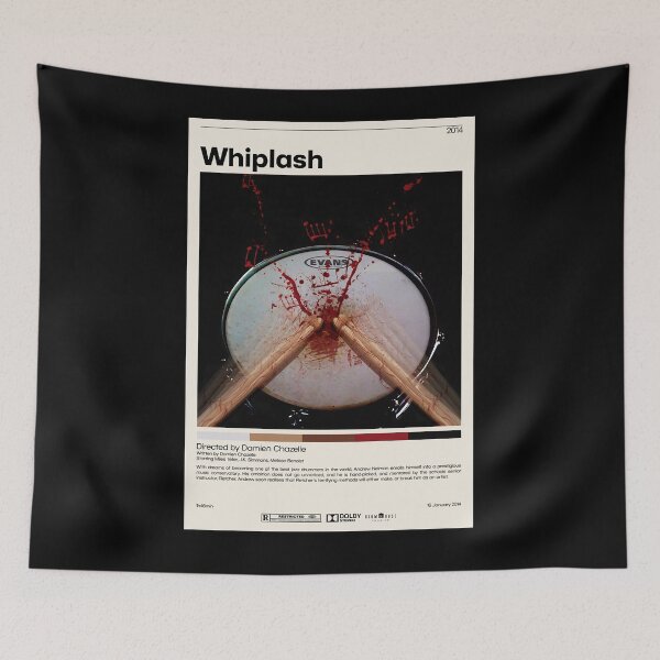 Item preview, Whiplash  Damien Chazelle  Minimalist Movie Poster  Vintage Retro Art Print  Custom Poster  Wal designed and sold by GraduatDerringe.