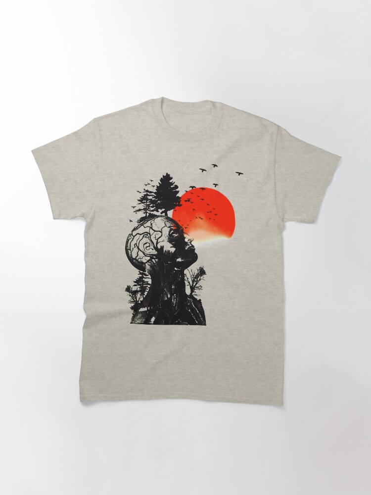 Thumbnail 3 von 7, Classic T-Shirt, Kater Alans Human Tree für Männer Frauen designt und verkauft von Easy-Logo.