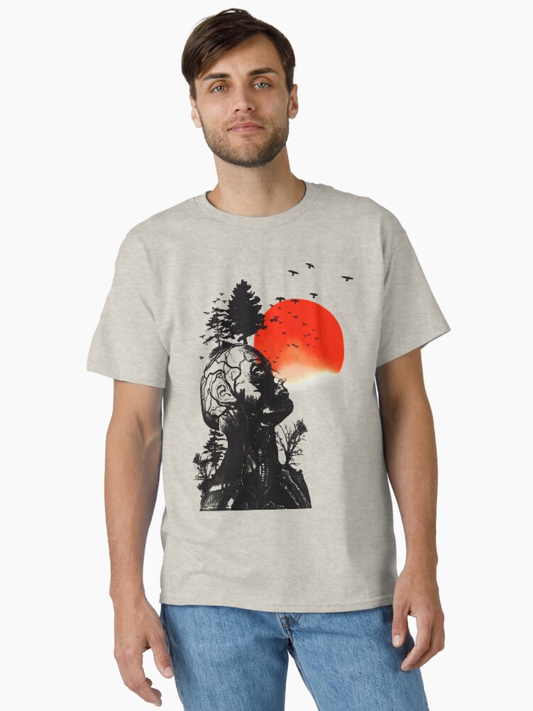 Thumbnail 2 von 7, Classic T-Shirt, Kater Alans Human Tree für Männer Frauen designt und verkauft von Easy-Logo.