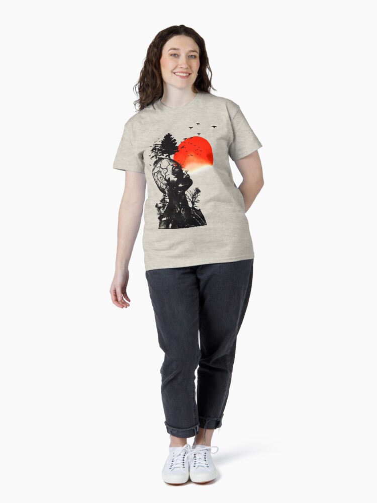 Thumbnail 4 von 7, Classic T-Shirt, Kater Alans Human Tree für Männer Frauen designt und verkauft von Easy-Logo.