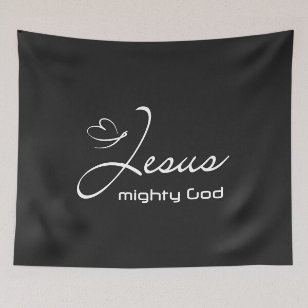 Item preview, Christian Design - Jesus mighty God designed and sold by simplydesignart.