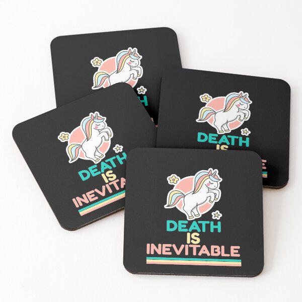 Artikelvorschau, Der Tod ist unvermeidlich - Nihilismus-Design für Nihilisten entworfen und verkauft von Shirtlify.