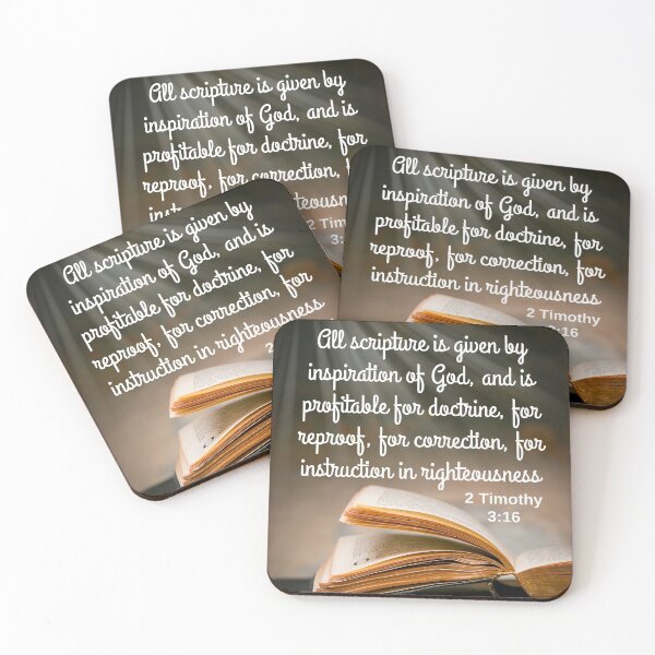 Item preview, 2 Timothy 3:16 KJV designed and sold by Caregiverology.
