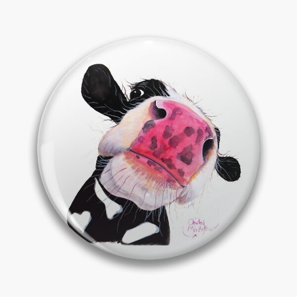Item preview, CoW PRiNT 'NOSEY NELLIE' BY SHIRLEY MACARTHUR designed and sold by Shirley MacArthur Art.