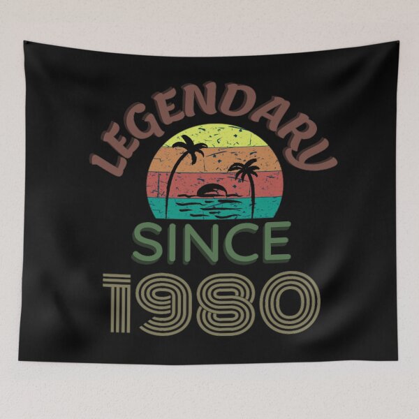 Item preview, Legendary since 1980 birthday vintage designed and sold by NishiiAgrawal.