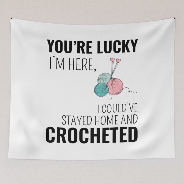 Item preview, Crochet Crochet Knitting Crocheter Divertido designed and sold by TastefulTees.