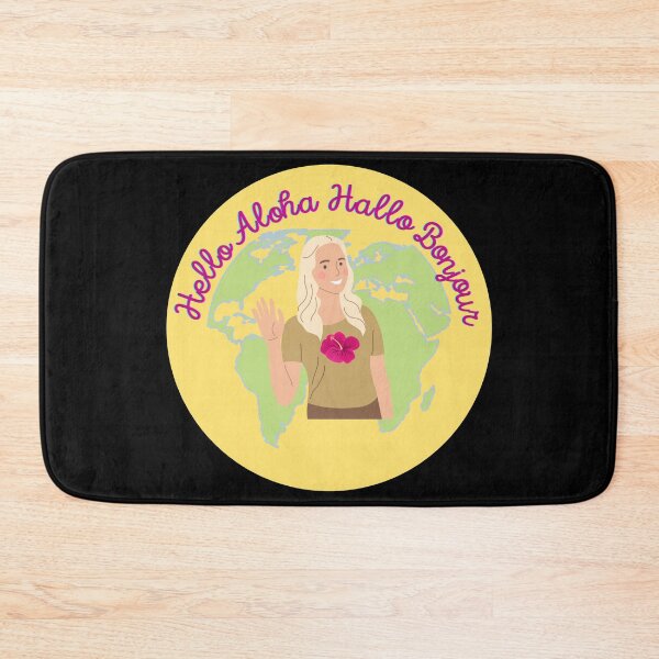 Item preview, Hello Aloha Hallo Bonjour designed and sold by DonneeCreations.