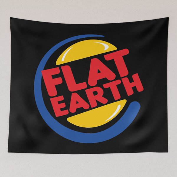 Item preview, Flat Earth King - Space Burgers  designed and sold by flatearthshop.