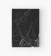 Marble black Hardcover Journal