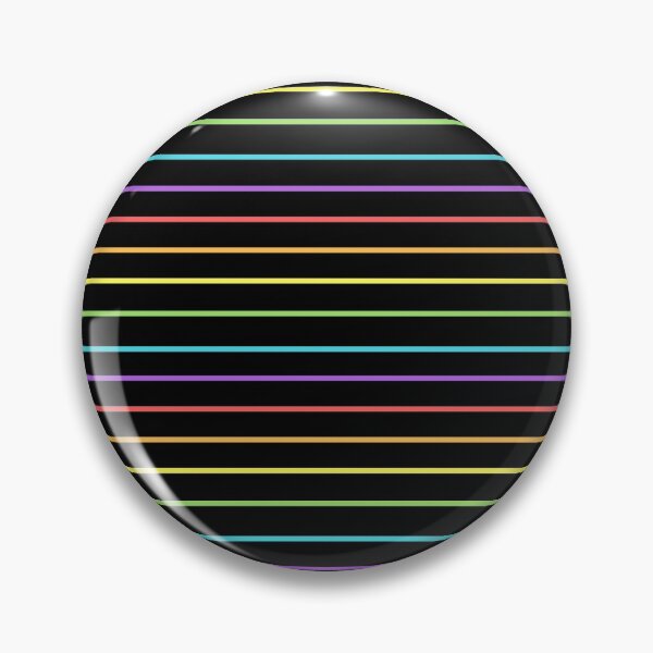 Item preview, Horizontal Rainbow Stripes on a Black Background designed and sold by omg-designs.