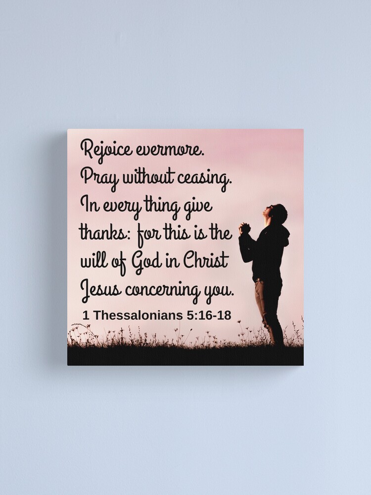 1 Thessalonians factory 5:9 Canvas Print