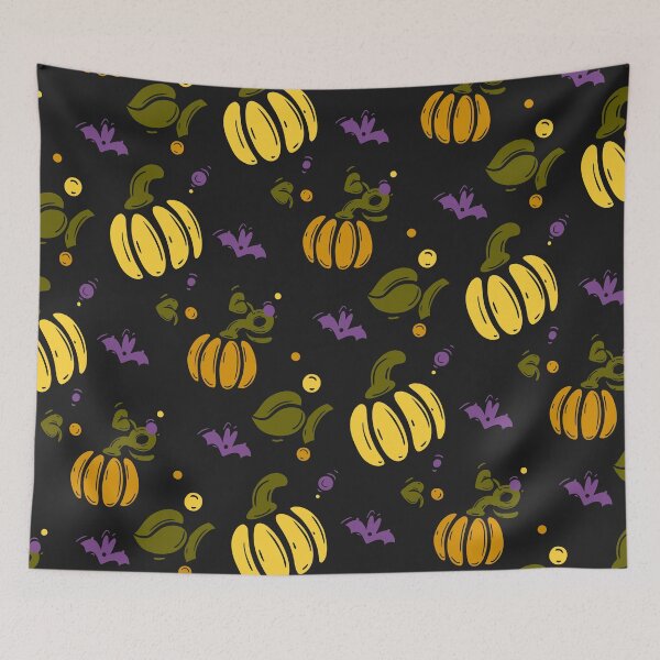 Item preview, Cute pumpkins and leaves pattern | Happy halloween | Thanksgiving designed and sold by AnnaRuz.