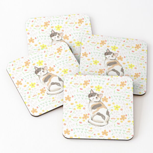 Item preview, Kitten in Flower Garden designed and sold by The-Fancy-Space.