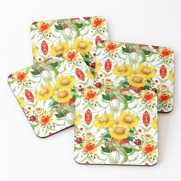 Item preview, Summer,folk,folklore,ethnic,sunflowers,floral art designed and sold by MariaMarinova.
