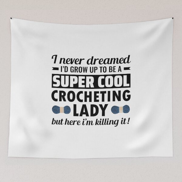 Item preview, Crochet Crochet Knitting Crocheter Divertido designed and sold by CuteDesigns1.