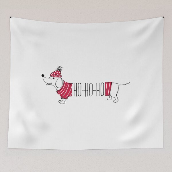 Item preview, HO HO HO Christmas Suasage Dog designed and sold by Harman83.