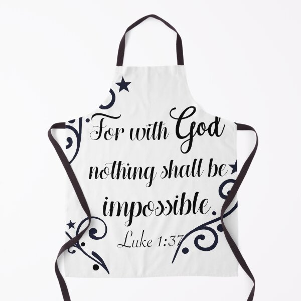 Item preview, For With God Nothing is Impossible designed and sold by FamilyCurios.