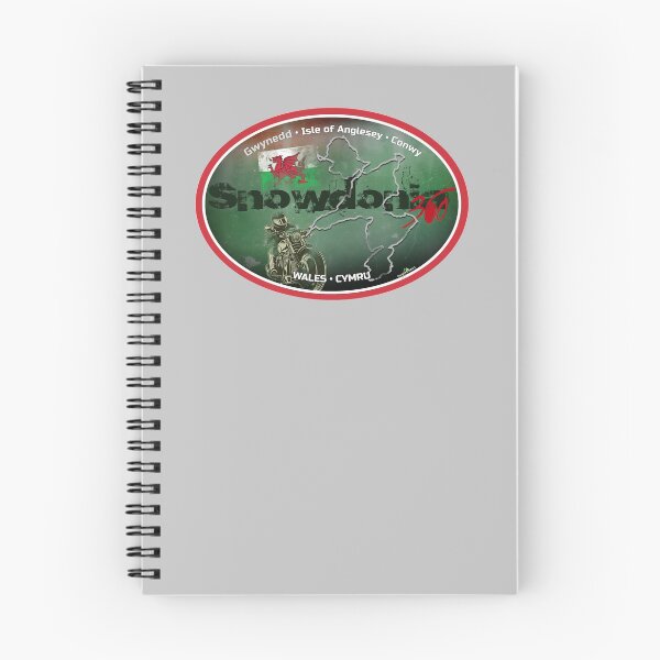 Item preview, Snowdonia 360 Wales Motorcycle Sticker T-Shirt 02 designed and sold by OuterShellUK.