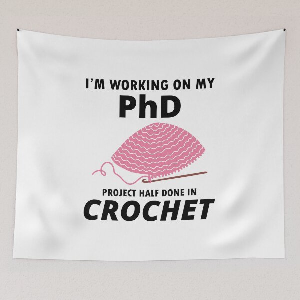 Item preview, Crochet Crochet Knitting Crocheter Divertido designed and sold by CuteDesigns1.