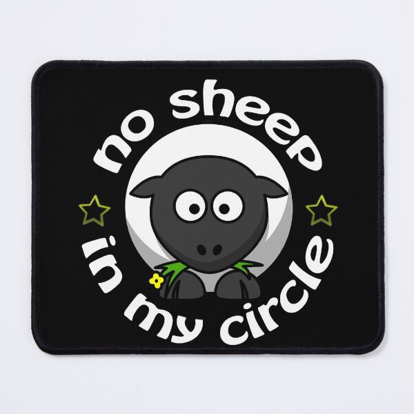 Item preview, No Sheep In My circle designed and sold by yubamann.