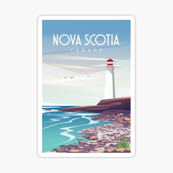 Nova Scotia Fisherman Fender Sticker