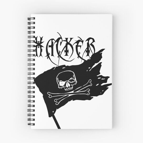 Item preview, Hacker Flag With Skull designed and sold by ByTekk.