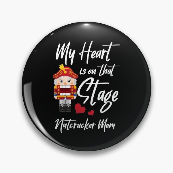 Artikelvorschau, My Heart Is On The Stage Nutcracker Mom Dance  entworfen und verkauft von TeddyTees21.