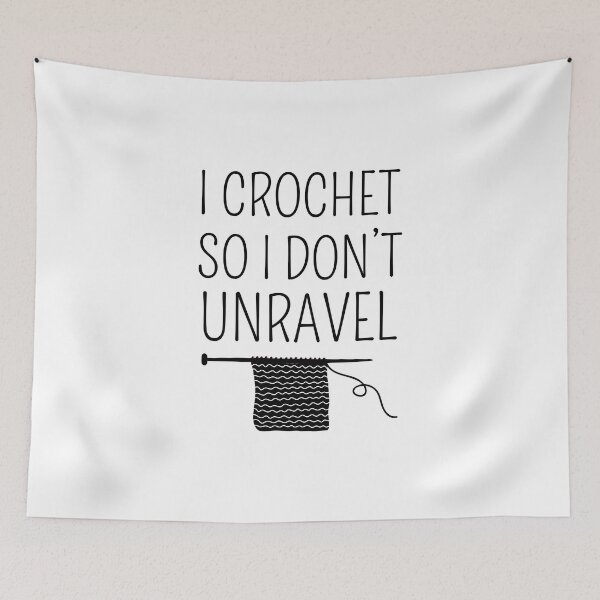 Item preview, Crochet Crochet Knitting Crocheter Divertido designed and sold by CuteDesigns1.