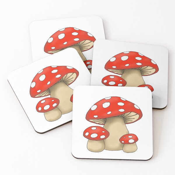 Item preview, Fly agaric mushrooms designed and sold by EmilyDoodle.