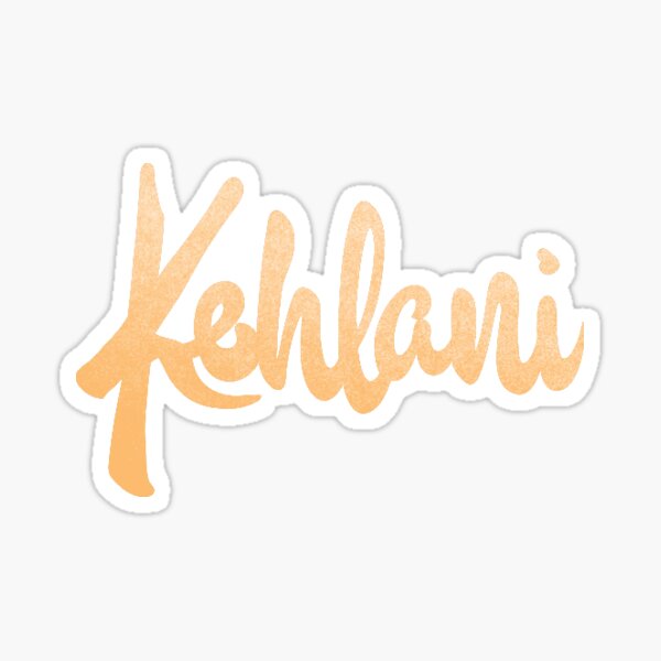 "Kehlani Logo Gold" Sticker for Sale by andyrewth | Redbubble