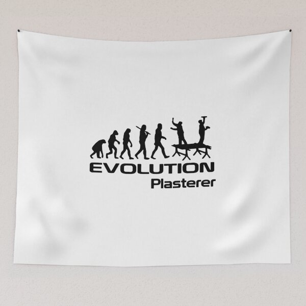 Item preview, Evolution of Plasterer Funny Love Flasterman Gift Premium Apparel Funny Holiday Xmas designed and sold by DesignByHeartUK.