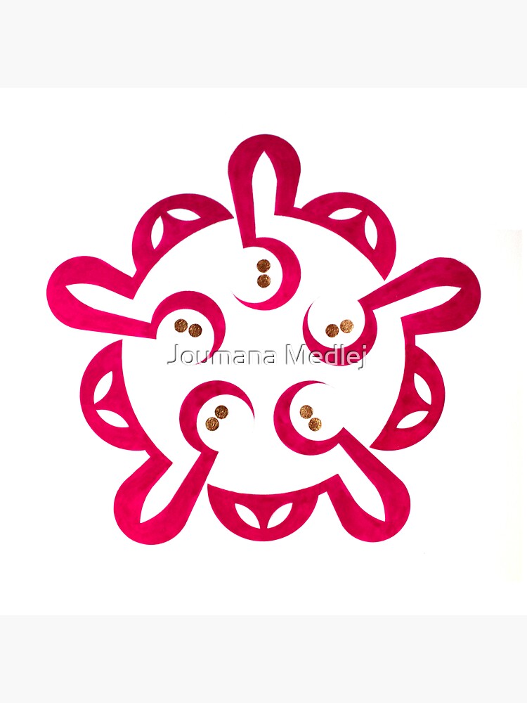 Thumbnail 3 of 3, Sticker, She هي designed and sold by majnouna.