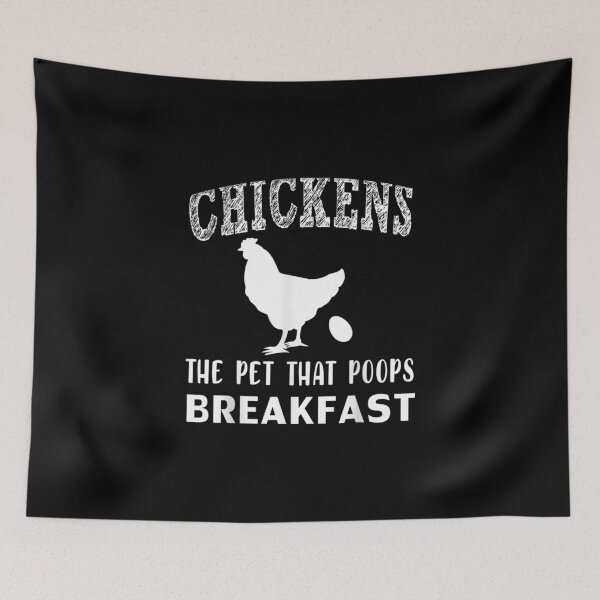 Item preview, Chickens The Pet That Poops Breakfast designed and sold by EdisonDesigns.