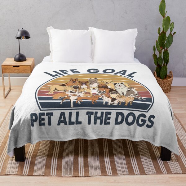 Artikelvorschau, Life Goal Pet All The Dogs Shirt - Lustiger Hundeliebhaber entworfen und verkauft von fatboys.
