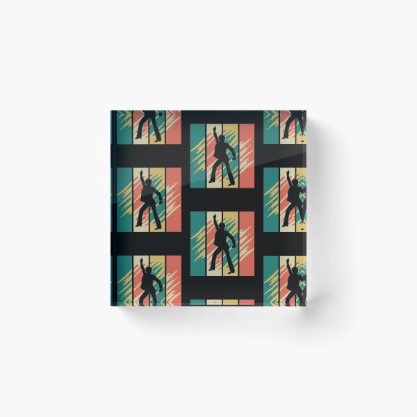 Aperçu de l'œuvre 1970's Retro Style Disco Dancer Silhouette créée et vendue par TeddyTees21.