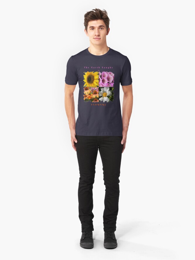 Alternate view of EARTH LAUGHS IN FLOWERS Slim Fit T-Shirt