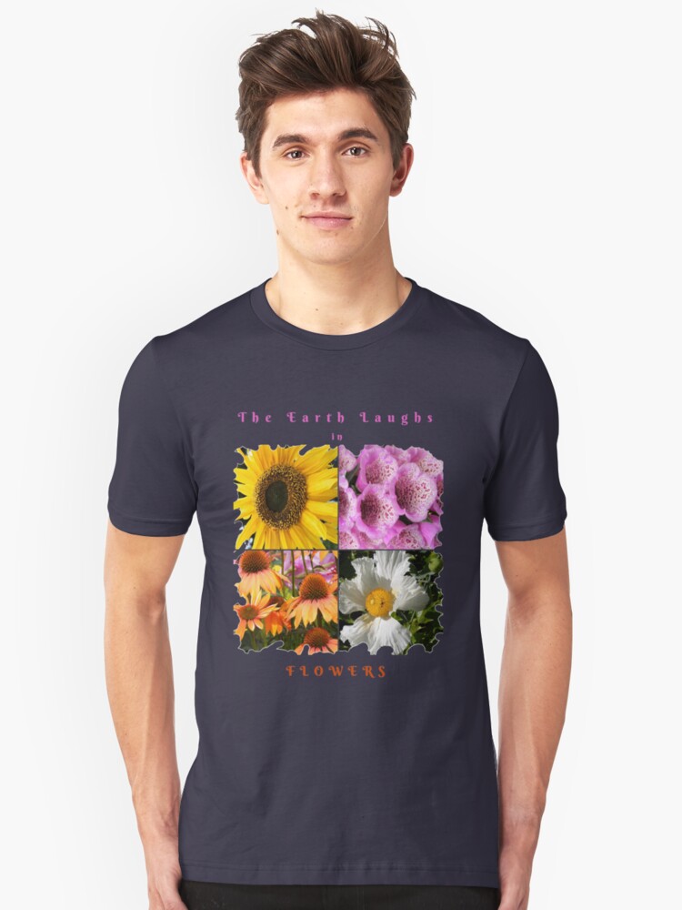 Alternate view of EARTH LAUGHS IN FLOWERS Slim Fit T-Shirt