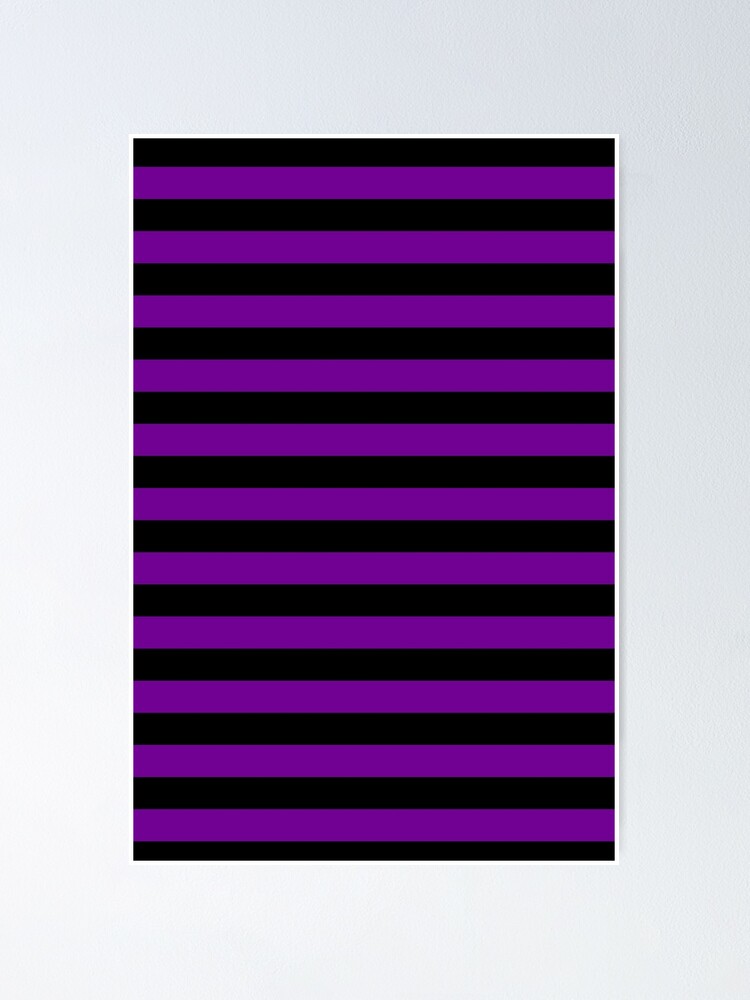 Medium Violet and Black Stripes