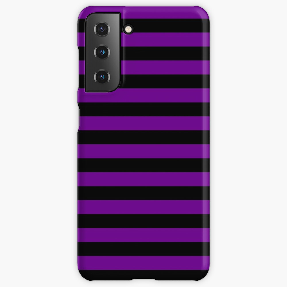 Medium Violet and Black Stripes