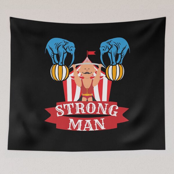 Item preview, Vintage Circus Strongman Shirt designed and sold by PuPPuB.