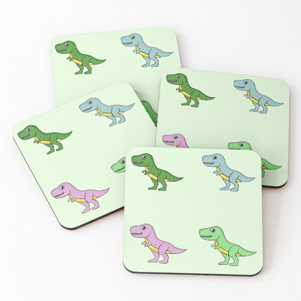 Item preview, Super cute colorful happy dinosaurs , so adorable dinos from prehistory designed and sold by Barolina.