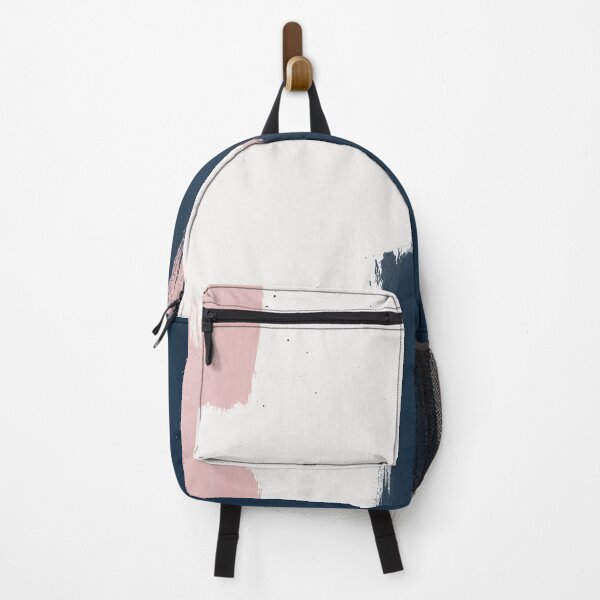 Item preview, Minimal Abstract Art in Blush Pink and Navy Blue  designed and sold by kasamor.