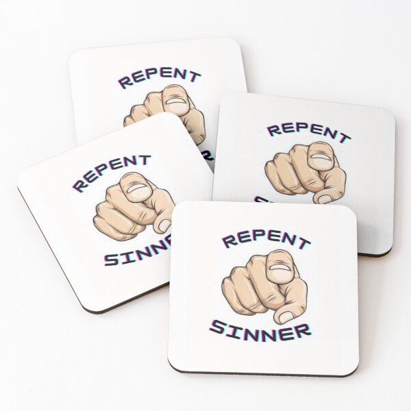 Item preview, Repent sinner  designed and sold by Fourseason664.