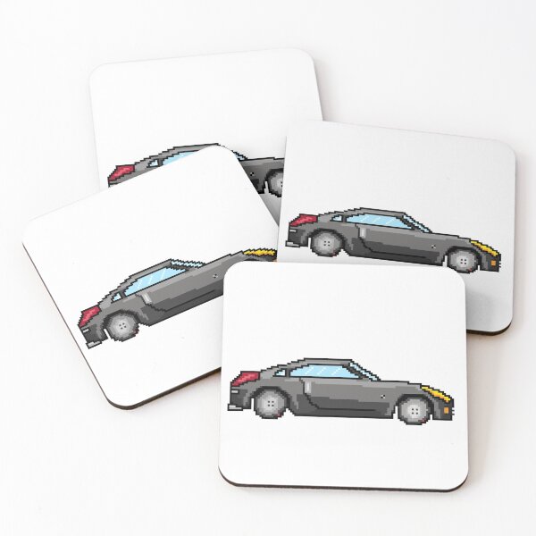 Item preview, Nissan 350z Pixel Art Sticker designed and sold by cosmic01.