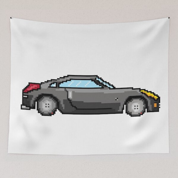 Item preview, Nissan 350z Pixel Art Sticker designed and sold by cosmic01.