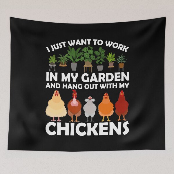 Item preview, Work in my garden hangout with my chickens funny gardening designed and sold by fatboys.